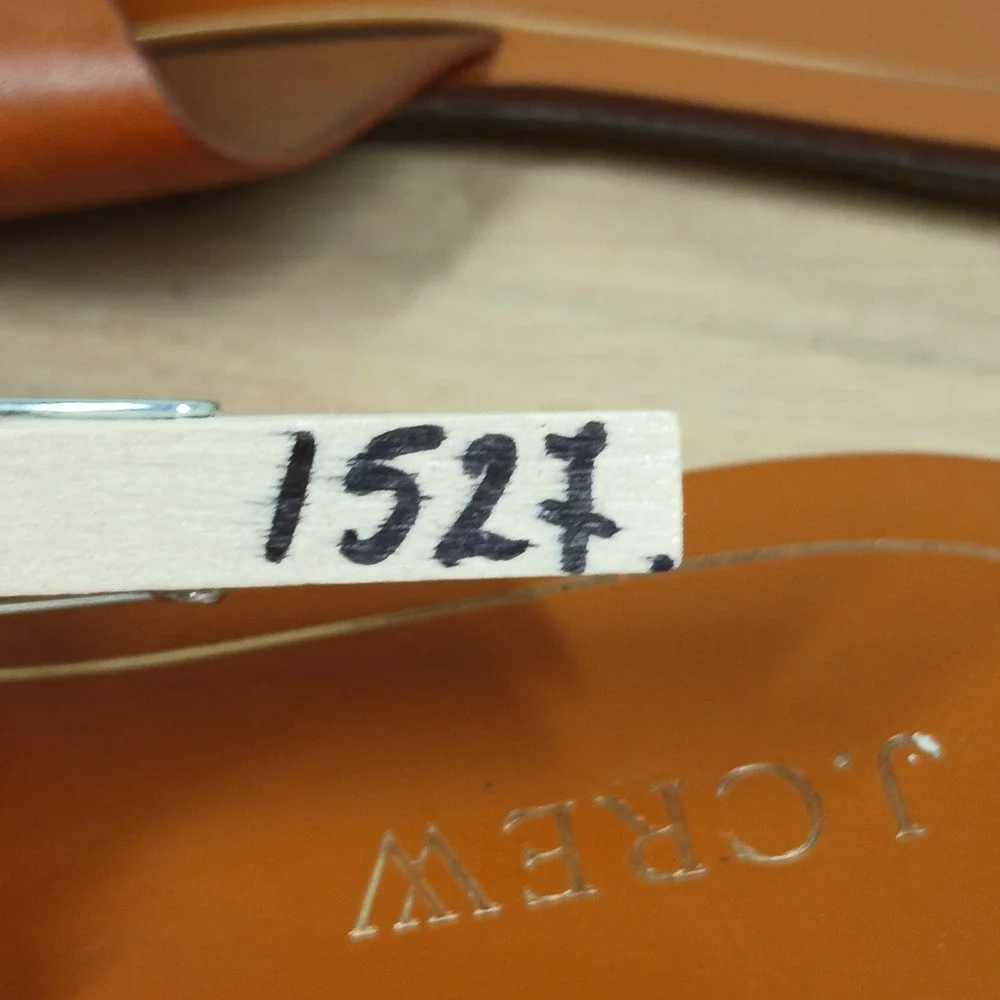 J.Crew Slide Sandals Womens 7 Cognac Brown Leather Crisscross Flat Shoes
